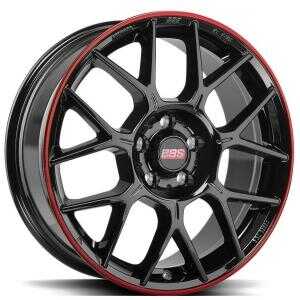 BBS XR Black Red 7.5x17 5/114.3 ET35 N82