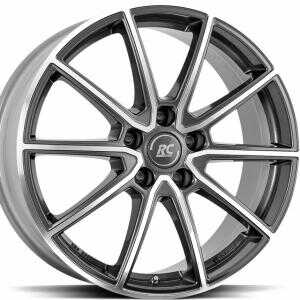 Brock RC32 Titanium Grey Full Polish 7.5x19 5/108 ET50 N63.4