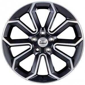 CMS C20 Matt Black Polished 8x18 5/114.3 ET47 N67.1