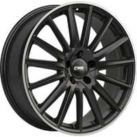 CMS C23 Gloss Black  Polished lip 7.5x17 5/112 ET48 N66.5