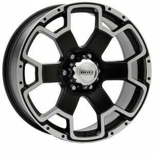 Dotz Desert Matt Black Polished 8x18 5/139.7 ET20 N78.1