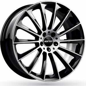 GMP Stellar Black Machined Face 7.5x18 5/112 ET45 N66