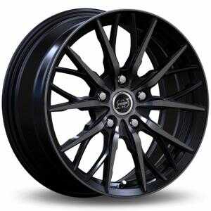 Infiny Spike Bright Black Machined Face Black Lip 8x19 5/112 ET40 N73.1