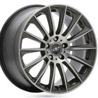 Infiny Stuttgart Gunmetal Machined Face 9.5x19 5/112 ET48 N66.6