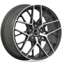 Infiny Tonix Satin Gunmetal Machined Face 8.5x19 5/112 ET30 N66.5