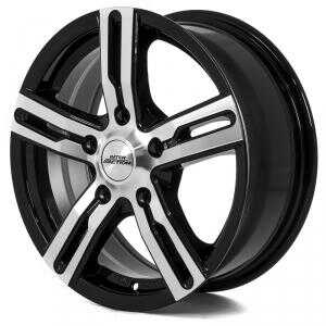 Inter action Kargin Gloss Black Polished 6.5x16 5/130 ET50 N89.1