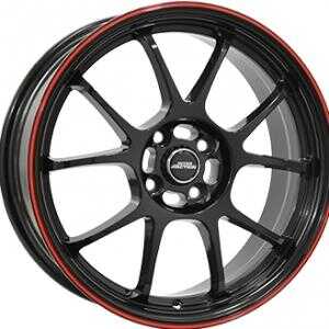 Inter action Phoenix Black 6.5x15 4/100 ET37 N73.1