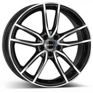 MAK Evo Black Polished 10x21 5/112 ET62 N66.6