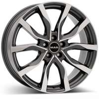 MAK Highlands Shiny Black 8.5x20 5/108 ET45 N63