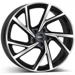 MAK Kassel Black Polished 7.5x18 5/100 ET39 N57.1