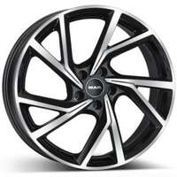 MAK Kassel Black Polished 7.5x18 5/110 ET39 N65.1