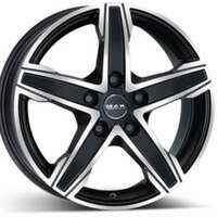 MAK King5 Matt Black Polished 6.5x16 5/130 ET55 N89.1