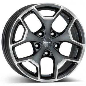 MAK Libertyt Gunmetal Machined Face 7.5x17 5/110 ET39 N65.1