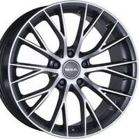 MAK Munchen Gunmetal Machined Face 9.5x20 5/112 ET35 N76