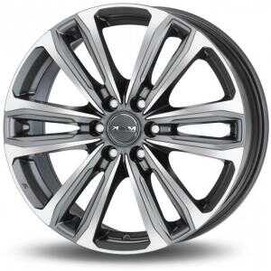 MAK Safari6 Gunmetal Machined Face 7.5x17 6/114.3 ET45 N66.1