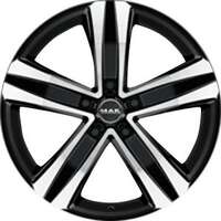 MAK Stone5 Black Machined Face 6.5x15 5/118 ET65 N71.1