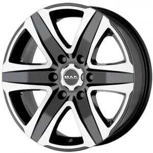 MAK Stone6 Black Polished 8x16 6/139.7 ET35 N106.