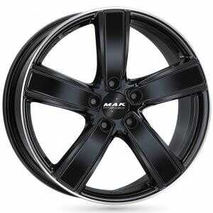 MAK Turismo-FF Black Polished 9.5x20 5/130 ET65 N71.6