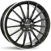 Monaco MC1 Gloss Black Polished lip 8x18 5/112 ET45 N66.5