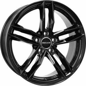 Monaco RR8M Gloss Black 8x18 5/112 ET30 N66.5