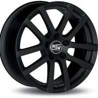 MSW 22 Matt Black 6x15 4/100 ET35 N63.3