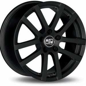 MSW 22 Matt Black 6x15 5/100 ET38 N63.3