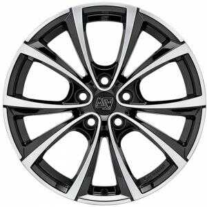 MSW 27T Gloss Black Polished 9.5x19 5/114.3 ET45 N64.1