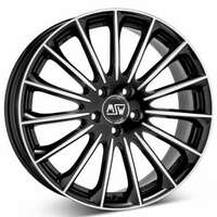 MSW 30 Gloss Black Polished 8x18 5/110 ET30 N65.1