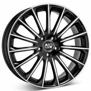 MSW 30 Gloss Black Polished 8x18 5/112 ET43 N66.5