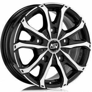 MSW 48 Van Black Polished 7.5x18 5/160 ET48 N65.1
