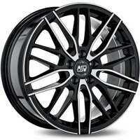 MSW 72 Gloss Black Machined Face 7x17 5/114.3 ET40 N73.1