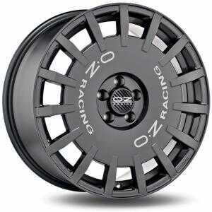 OZ Rally Racing Dark Graphite Silver Lettering 8x17 5/98 ET35 N58.1