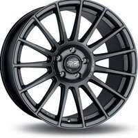 OZ Superturismo Dakar Matt Black Silver Lettering 10x20 5/120 ET40 N79