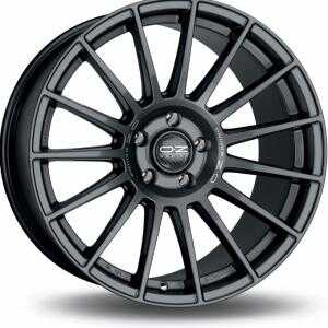 OZ Superturismo Dakar Matt Black Silver Lettering 10x21 5/120 ET40 N79