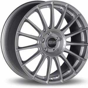 OZ Superturismo LM Matt Silver Black Lettering 7.5x17 5/114.3 ET45 N75