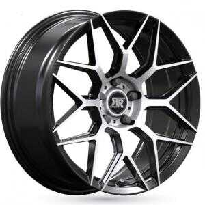 Racer Cobra Satin Black Machined Face 8x18 5/114.3 ET40 N73.1
