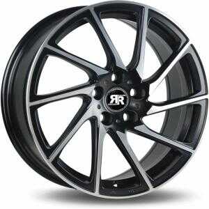 Racer Turn Satin Black Machined Face 7.5x17 4/100 ET35 N73.1