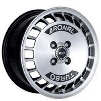 Ronal R10 Turbo Black Polished 7x15 4/108 ET28 N76