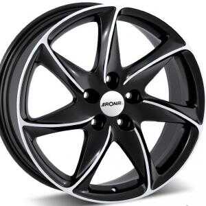 Ronal R51 Black Polished 6.5x15 4/108 ET42 N76