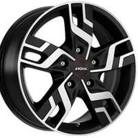 Ronal R64 Matt Black Polished 7x17 5/118 ET60 N71.1