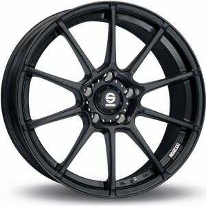 Sparco Assetto Gara Matt Black 7.5x17 5/112 ET48 N73.1